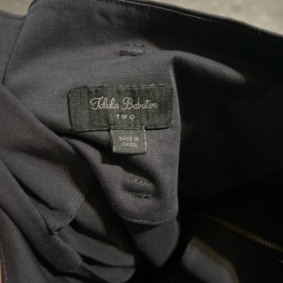 Grey Pleated Skirt with tie from Babaton. Size 2 - Picture 3 of 3